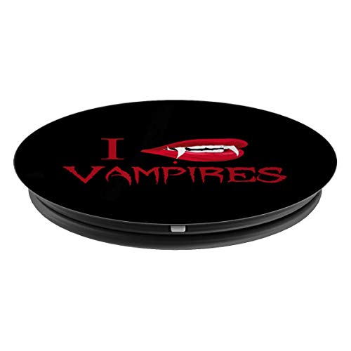 I Love Vampires PopSockets Agarre y Soporte para Teléfonos y Tabletas