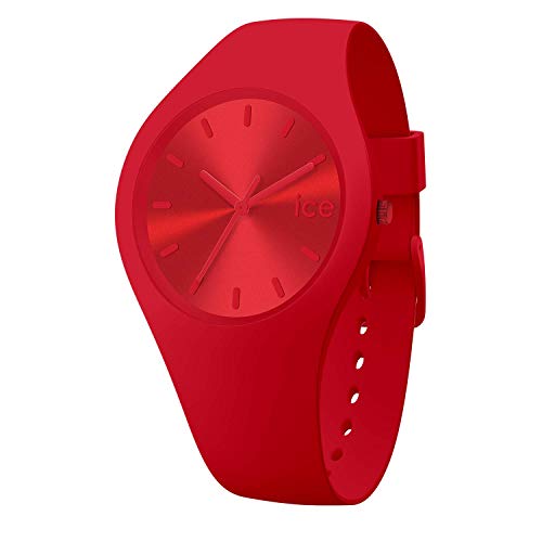 Ice-Watch - ICE colour Spicy - Reloj rosso para Hombre (Unisex) con Correa de silicona - 017912 (Medium)