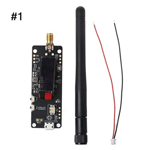 ICQUANZX Placa de Desarrollo del módulo de cámara T-Journal ESP32 OV2640 Cámara SMA WiFi 3dbi Antena 0.91 Placa de cámara OLED