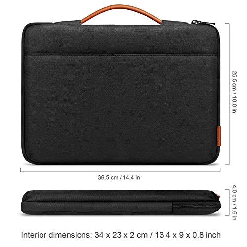 Inateck Funda Bolso 13-13,3'' para Laptop, portátiles, Notebook 13"-13,3" Manga Bolsa Blanda Protectora Acolchado con Cremallera y asa