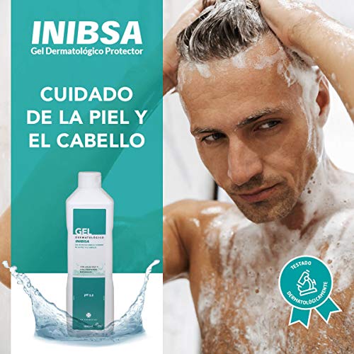 INIBSA gel de ducha dermatológico con colágeno y lipo proteínas bote 1 lt