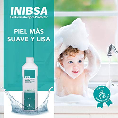 INIBSA gel de ducha dermatológico con colágeno y lipo proteínas bote 1 lt