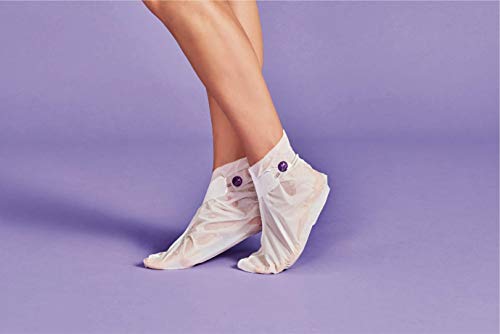 Iroha Nature - Calcetines Exfoliantes para Pies con Lavanda, 2 Calcetines para un uso | Calcetines Mascarilla Pies Exfoliación Progresiva