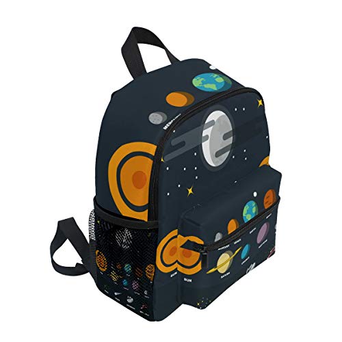 ISAOA Niño 3D caballo marrón niños mochilas Kinder preescolar niño niños/niñas mochila mochilas lindo (negro)