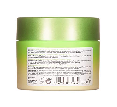 ISDIN BodySenses Crema Corporal, Gama Revitalizante con Te Matcha, Hidrata tu piel de sensaciones - 250ml