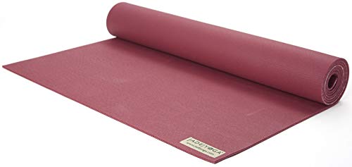 JadeYoga - Esterilla para yoga (5 mm x 173 cm), varios colores rosa rojo