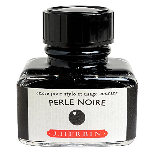 J.Herbin 13009T - Tinta para pluma estilográfica (30 ml), color negro