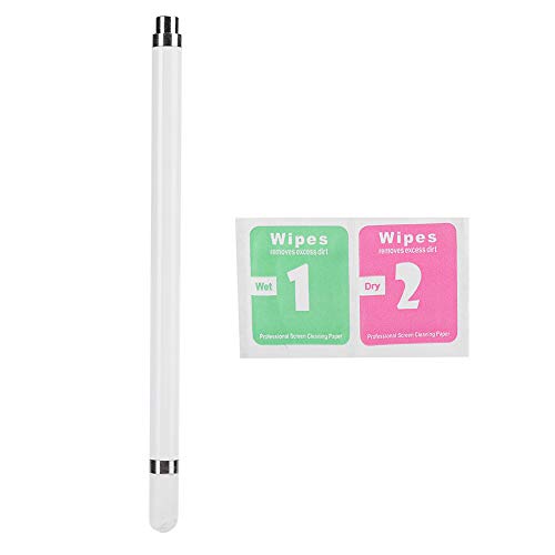 Jimfoty Uso de aleación de Aluminio, Conveniente para Usar, lápiz de Tableta, lápiz táctil de Pantalla Universal, Tableta(White)