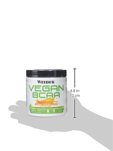 JOE WEIDER VICTORY Vegan BCAA 2:1:1 Mango-Naranja 100% vegano. 300 Gr. 8,7g de BCAA por dosis. Sin grasas, sin azúcares