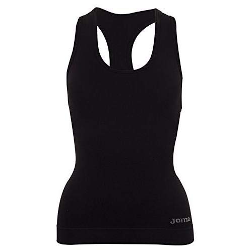 Joma Brama Classic - Camiseta térmica para Mujer, Color Negro, Talla M-L