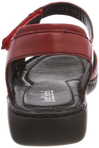 Josef Seibel Lisa 01, Sandalias para Mujer, Rojo (Hibiscus 2313 380), 43 EU