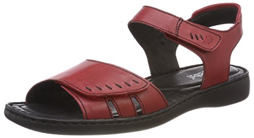 Josef Seibel Lisa 01, Sandalias para Mujer, Rojo (Hibiscus 2313 380), 43 EU