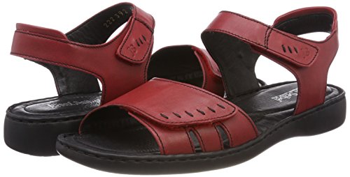 Josef Seibel Lisa 01, Sandalias para Mujer, Rojo (Hibiscus 2313 380), 43 EU