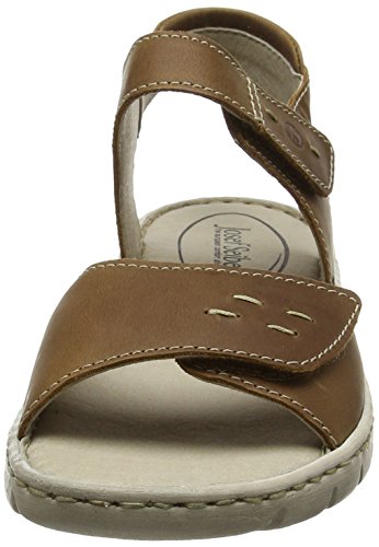 Josef Seibel Stefanie 21, Sandalia con Pulsera para Mujer, Braun Castagne, 43 EU