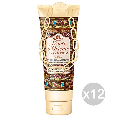 Juego 12 Tesori d 'oriente ducha Byzantium Rosa Nera/labdano 250 ml Baño y Ducha