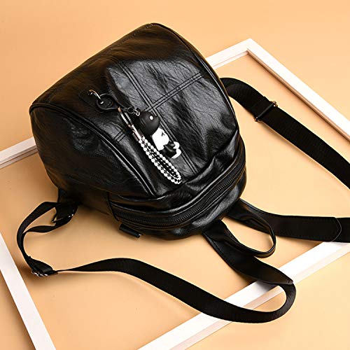 Jywmsc Elegante Bolso Mochila Bolsa de Ordenador Portátil para Mujeres Viajar Mochila para Ni?as Mochila Escolar con Lindo Colgante de Dibujos Animados