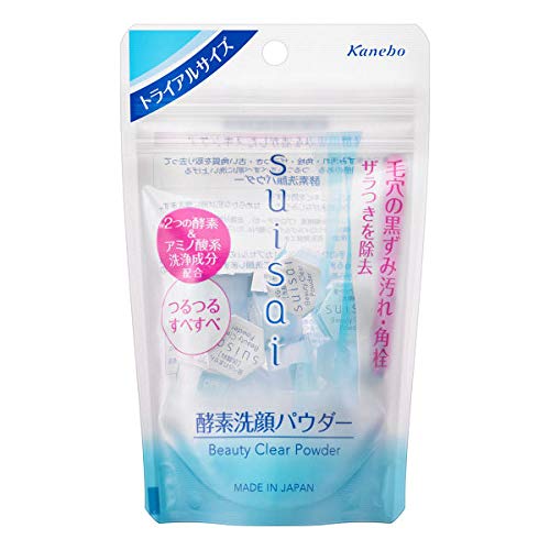 Kanebo Suisai Polvos de limpieza facial y belleza, 0,4 g x 15 unidades