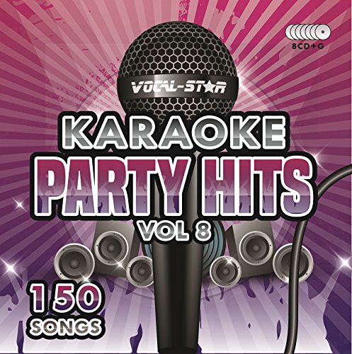 Karaoke Party Hits Vol 8 CDG CD+G Disc Set - 150 Songs on 8 Discs Including The Best Ever Karaoke Tracks Of All Time (Calvin Harris ,Miley Cyrus, Meghan Trainor, Rita Ora, One Direction & much more