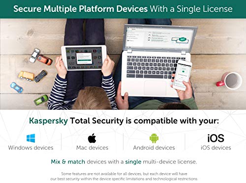 Kaspersky Total Security 2018 | 5 Dispositivos | 2 Años | PC / Mac / Android | Código dentro de un paquete