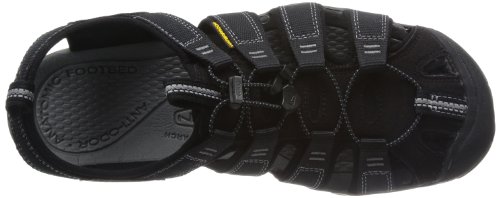 Keen CLEARWATER CNX M-RAVEN /BURNT HENNA - Sandalias de material sintético hombre, Black-Gargoyle, 42.5