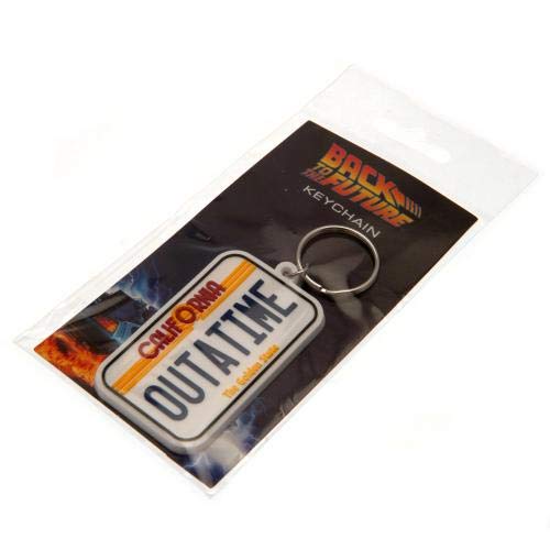 Key chain Back To The Future - Llavero de Goma License Plate