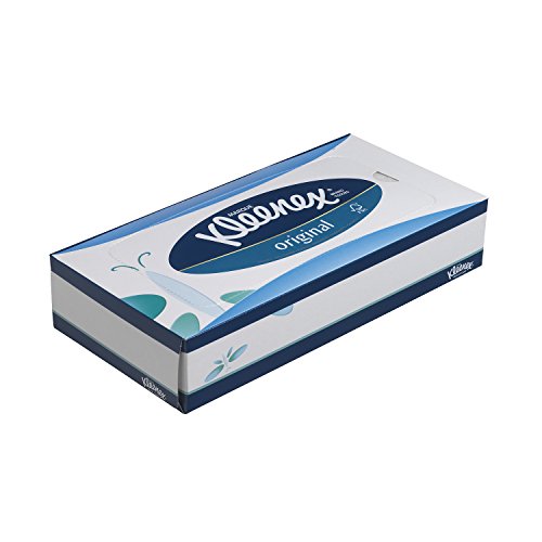 Kleenex 8824 Caja de Pañuelos, 12 Paquetes de 72 hojas, 3 Capas, Suaves y Resistentes, Sin Fragancia, Color: Blanco, Original, 08824000