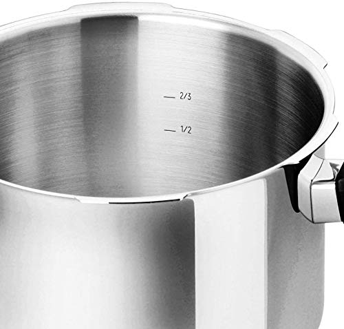 KUHN RIKON, Olla a presión super rápida con asas DUROMATIC Inox, 6 Litros, 24 cm