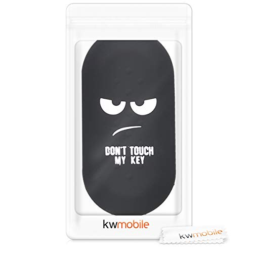 kwmobile Funda Compatible con Fiat Lancia Llave de Coche Plegable de 3 Botones - Carcasa Protectora Suave de Silicona - Don't Touch my Key