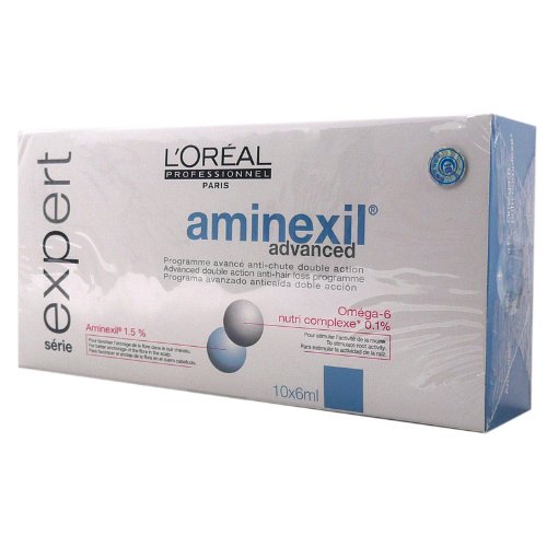 L 'Oréal - Programa profesional anti caída del pelo Aminexil 10 ampollas de 6 ml