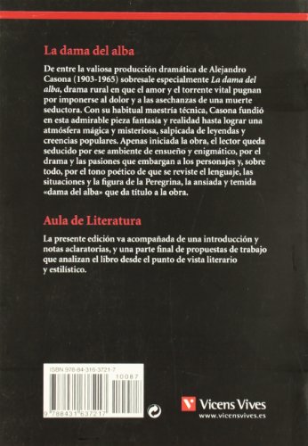 LA DAMA DEL ALBA N/C: 000001 (Aula de Literatura) - 9788431637217