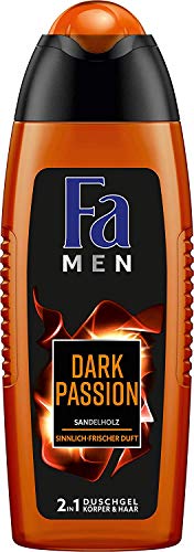 La pasión Fa Duschgel hombres oscuro sensual fresca, Paquete 6er (6 x 250 ml)