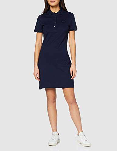 Lacoste EF5473 Vestido, Azul (Marine), 40 para Mujer