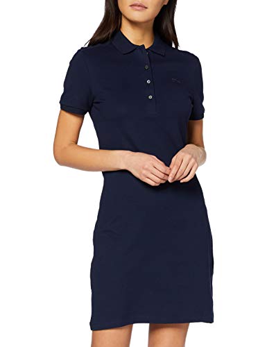 Lacoste EF5473 Vestido, Azul (Marine), 40 para Mujer