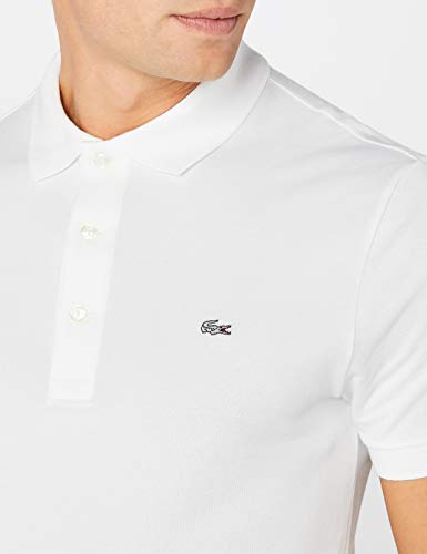 Lacoste Ph4014, Polo para Hombre, Blanco (White), Large (Talla del fabricante : 5)