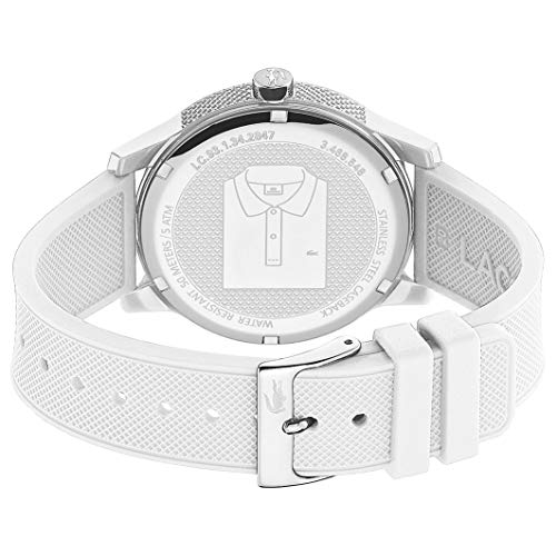 Lacoste Reloj Analógico para Hombre de Cuarzo con Correa en Silicona 2010984