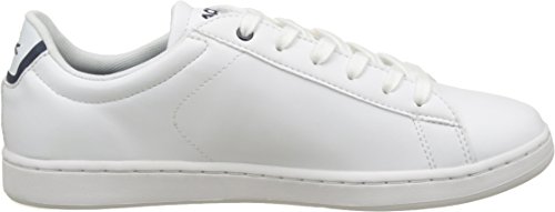 Lacoste Sport Carnaby EVO BL 1 SPJ, Bajos Infantil, Multicolor (Wht/nvy), 37 EU ( 4 UK )