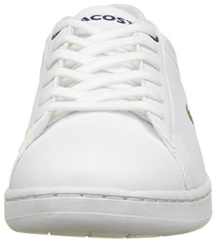 Lacoste Sport Carnaby EVO BL 1 SPJ, Bajos Infantil, Multicolor (Wht/nvy), 37 EU ( 4 UK )