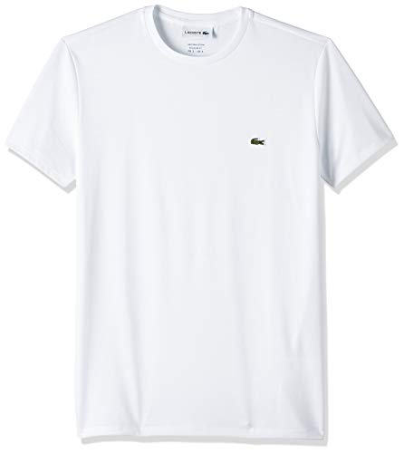 Lacoste TH6709, Camiseta para Hombre, Blanco (Blanc), L (Talla del fabricante: 5)