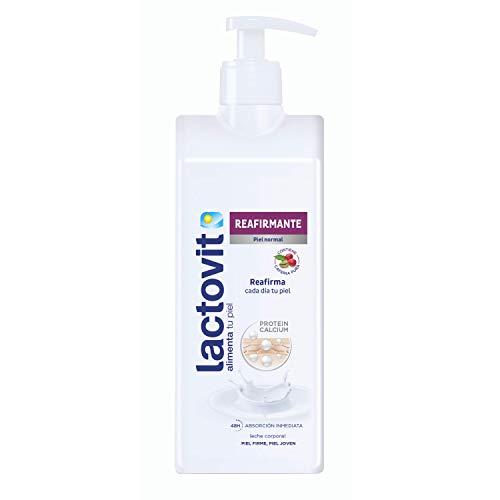 Lactovit - Leche Corporal Reafirmante con Protein Calcium y Cafeína Pura, para Pieles Normales - 400 ml