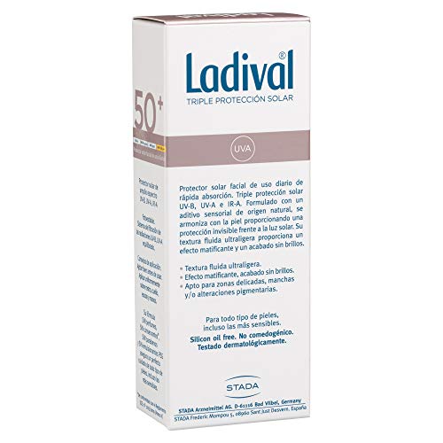 Ladival Urban Fluid Protector Solar - Oil Free - FPS 50+, 50 ml