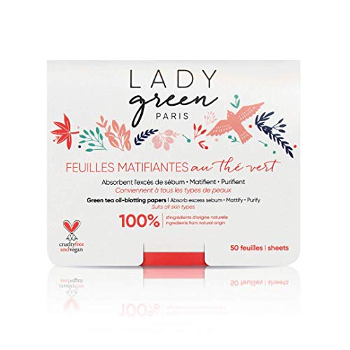 Lady Green Voile de Perfection Matifiantes Tea, verde, 50 hojas