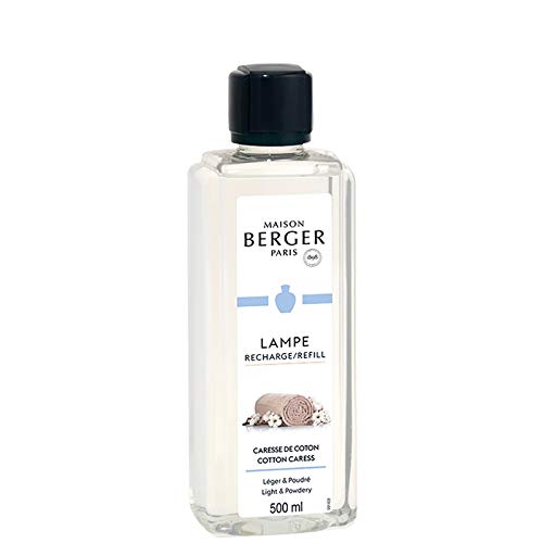 Lampe Berger Zarte Baumwollblütr Ambientador, Líquido, Caresse De Coton/Flor de algodón, 500 ml