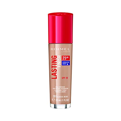 Lasting 25h Fundación Finalizar Rimmel London Classic Beige 201 30ml