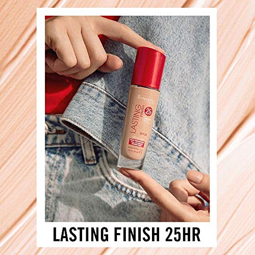 Lasting 25h Fundación Finalizar Rimmel London Classic Beige 201 30ml