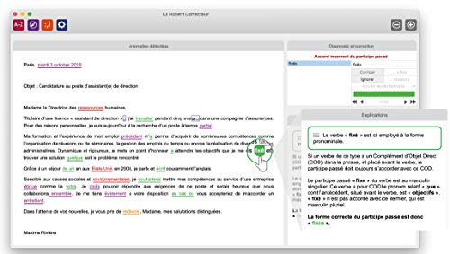 Le Robert correcteur : PC/MAC jusqu'à 3 postes. Avec une carte de téléchargement