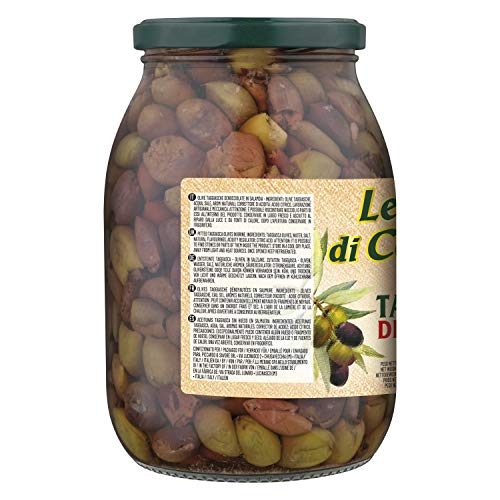 Le Terre di Colombo - Aceitunas Taggiasca en salmuera sin hueso, 900 g