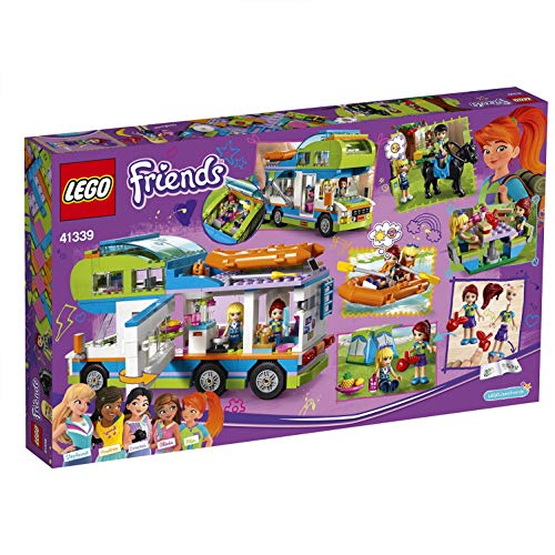 LEGO Friends - Autocaravana de Mia, Set de Construcción Educativo con vehículo, Mini Muñeca y Caballo de Juguete para Niñas y Niños de 7 a 12 Años (41339)