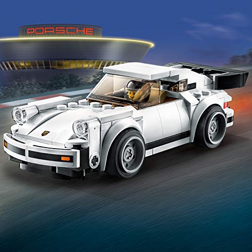 LEGO Speed champion - 1974 Porsche 911 turbo 3.0, Set de Contrucción del Clásico Deportivo, Coche de Juguete Blanco, Novedad 2019 (75895)