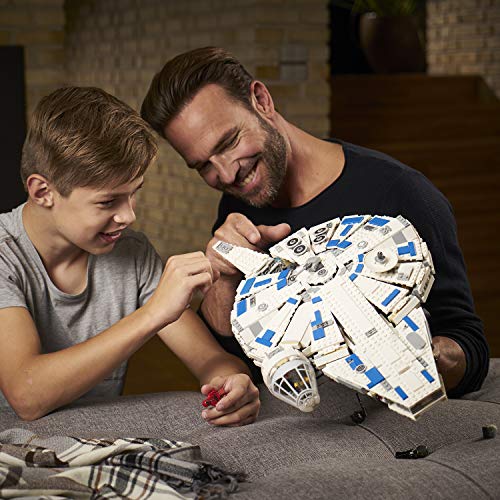 LEGO Star Wars Halcón Milenario del Corredor De Kessel, Set de Construcción de la Guerra de las Galaxias, Incluye Minifiguras de Han Solo, Chewbacca, Qi'ra y Lando Calrissian (75212)