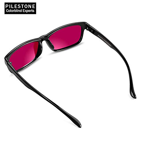 Lentes para daltónicos PILESTONE TP-025 (Tipo B) Lentes correctivos para rojo-verde – Para todo tipo de daltonismo